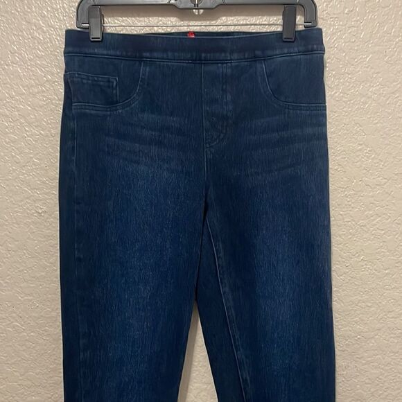 Spanx Jean-ish Ankle Leggings Twilight Blue Size Medium - Picture 6 of 9